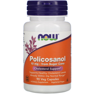 NOW Foods, Policosanol, 10 mg  Veg Capsules