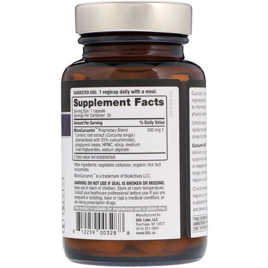 Quality Of Life Labs, Curcumin-Sr Vegicaps