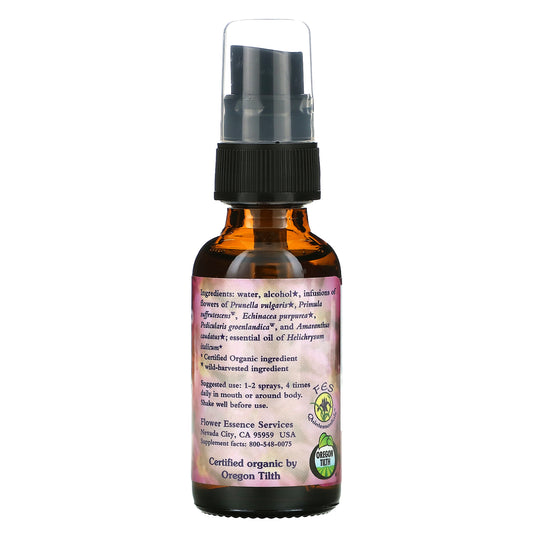 Flower Essence Services, Magenta Self-Healer, Flower Essence & Essential Oil (30 Ml)