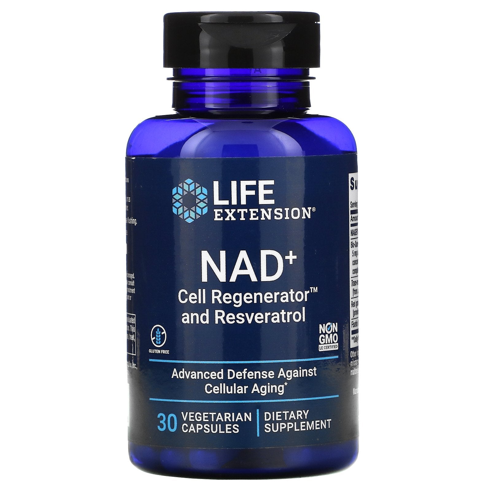 Life Extension, Nad+ Cell Regenerator And Resveratrol  Vegetarian Capsules
