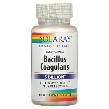 Solaray, Bacillus Coagulans, 2.5 Billion Vegetarian Capsules