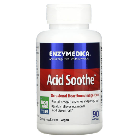 Enzymedica, Acid Soothe Capsules