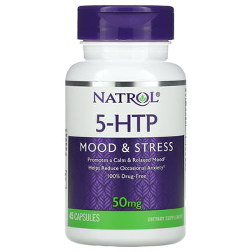 Natrol, 5-HTP, Mood & Stress, 50 mg