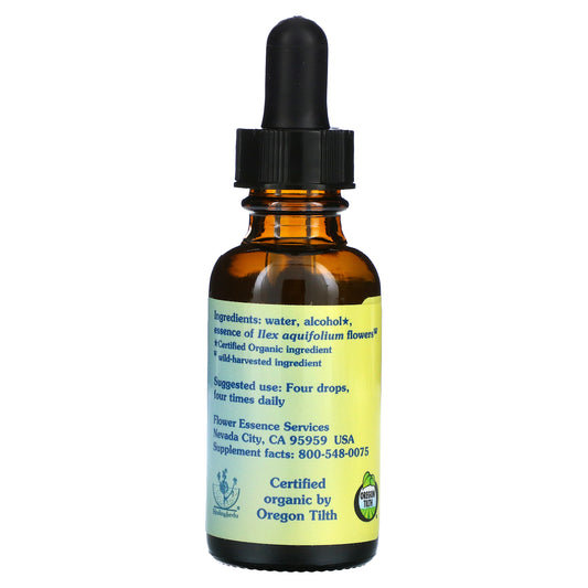 Flower Essence Services, Holly, Flower Essence