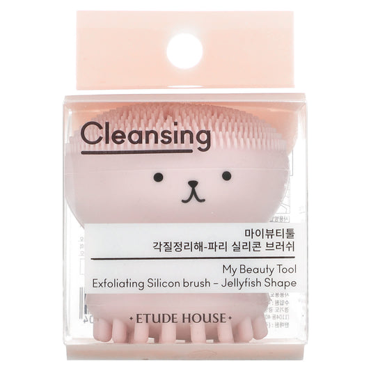 Etude, My Beauty Tool, Exfoliating Silicon Brush, Jelly Fish