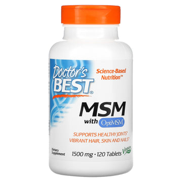 Doctor's Best, MSM with OptiMSM, 1,500 mg