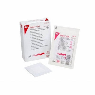 Adhesive Dressing 3M Medipore 3-1/2 X 4 Inch Soft Cloth Rect