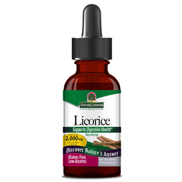 Licorice Root ALCOHOL FREE, 1 OZ By Nature's Answer