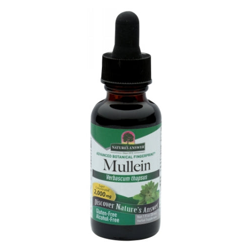 Mullein Leaf ALCOHOL FREE, 1 OZ By Nature's Answer