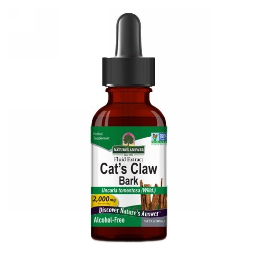 Cats Claw Inner Bark Alcohol Free Extract 2 FL Oz By Nature'