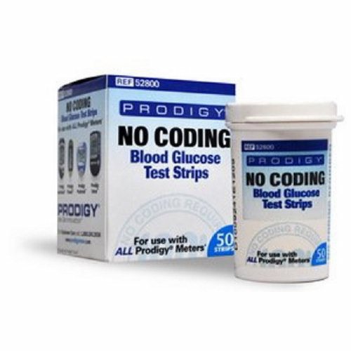 Blood Glucose Test Strips Count of 50 By Prodigy