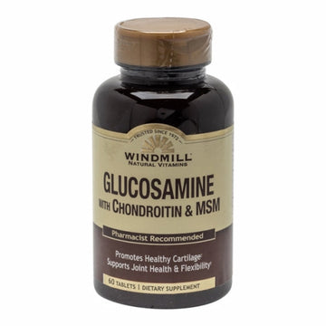 Glucosamine with Chondrotin & MSM 60 Tabs By Windmill Health