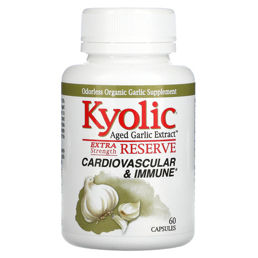 Kyolic, Aged Garlic Extract, Extra Strength Reserve, Capsules