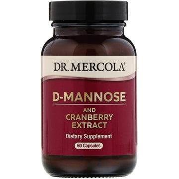 Dr. Mercola, D-Mannose and Cranberry Extract, Capsules