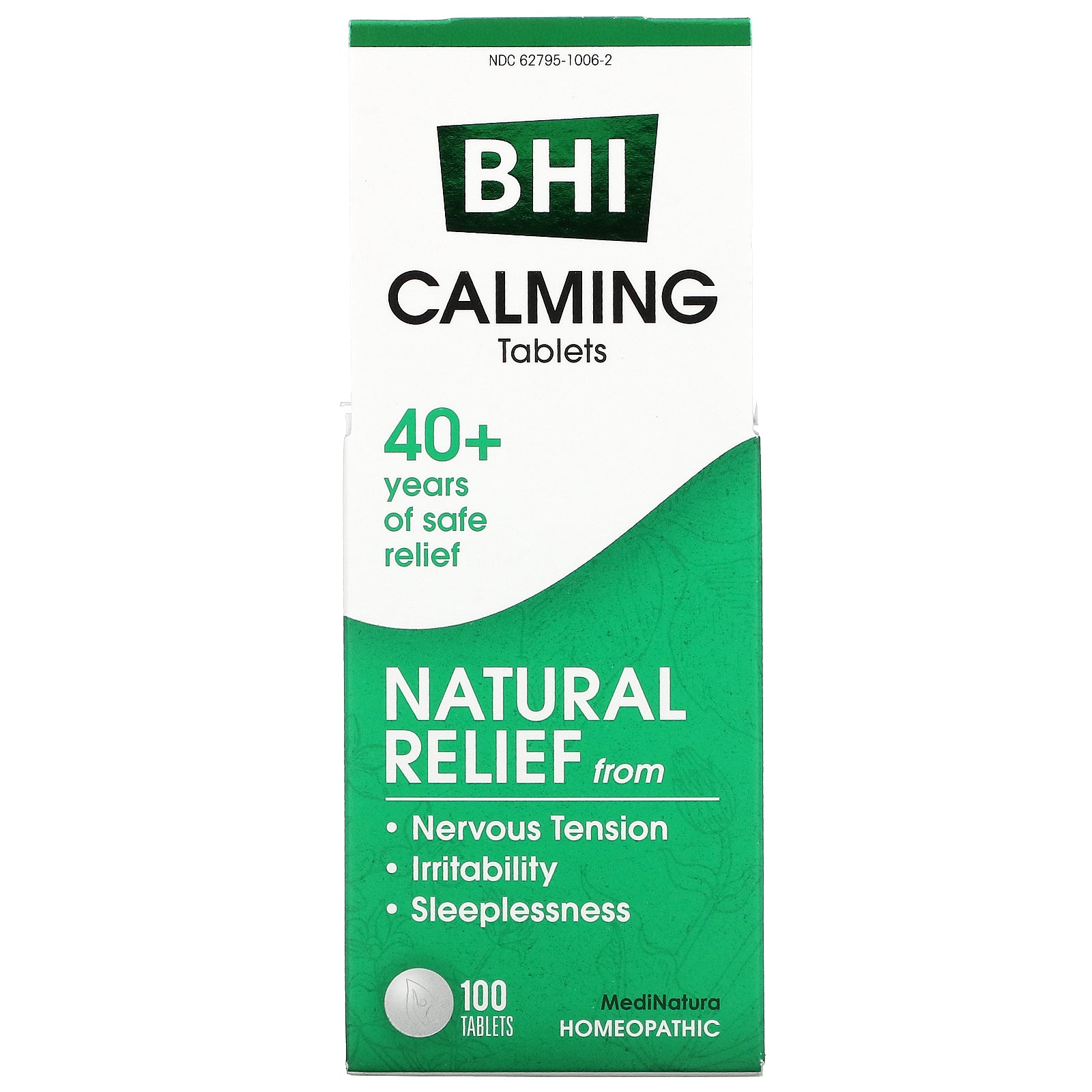 MediNatura, BHI, Calming Tablets