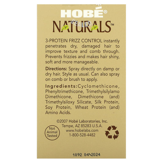 Hobe Labs, 3-Protein Frizz Control