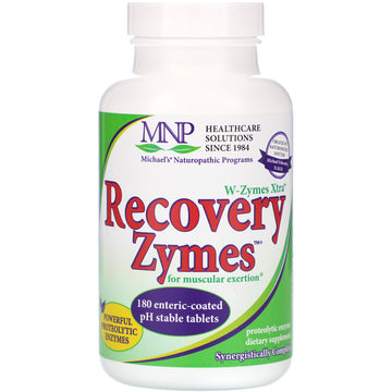 Michael's Naturopathic, W-Zymes Xtra, Recovery Zymes Enteric-Coated Tablets