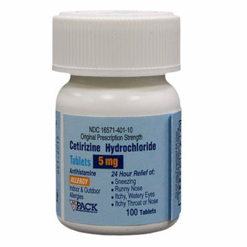 Cetirizine 100 Tabs By Zyrtec