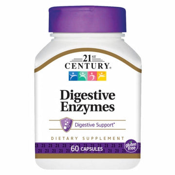 Digestive Enzymes 60 Caps By 21st Century