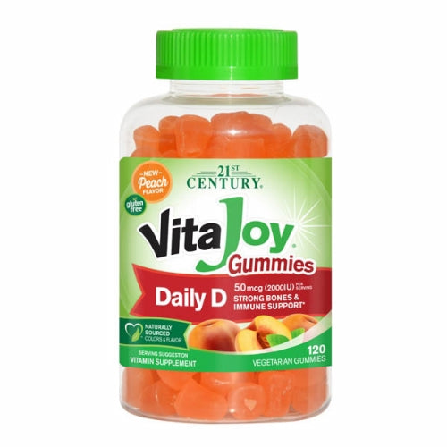 Vitajoy Vitamin D 120 Gummies By 21st Century