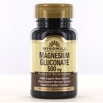 Magnesium Gluconate 90 Tabs By Windmill Health