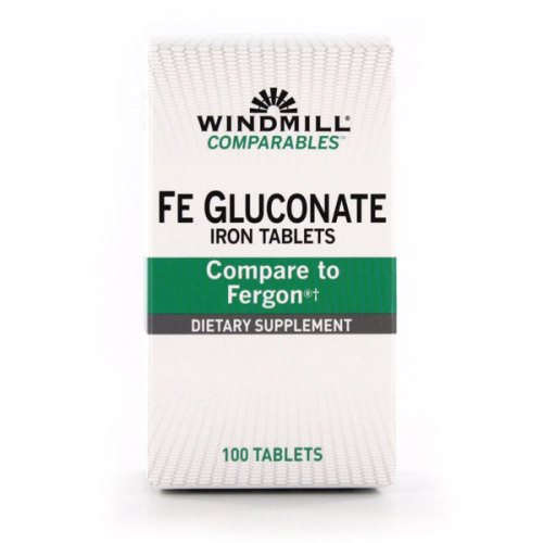 Fe Gluconate 100 Tabs By Windmill Health