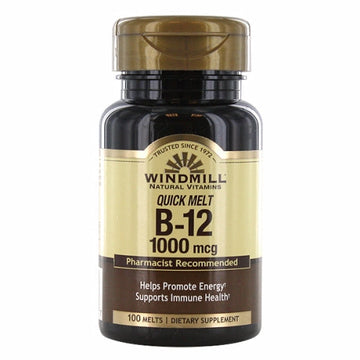 Vitamin B12 Sublingual 100 Tabs By Windmill Health