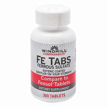 Fe Tabs Ferrous Sulfate 300 Tabs By Windmill Health