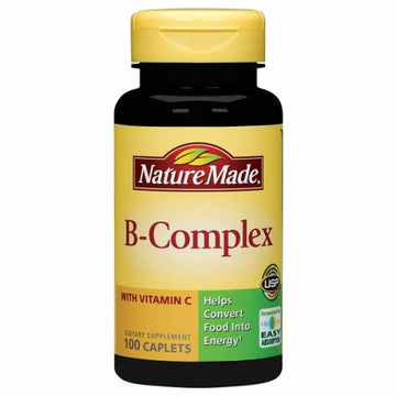 B-Complex with Vitamin C 100 Caplets By Nature Made