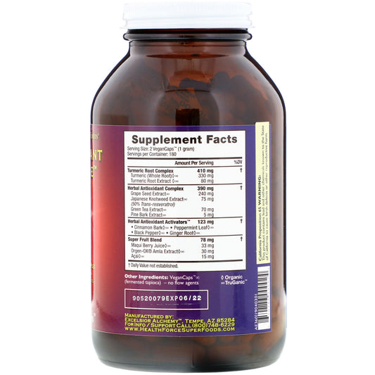 HealthForce Superfoods, Antioxidant Extreme, Version 9, VeganCaps