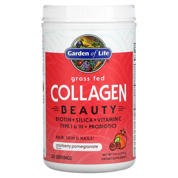 Garden of Life, Grass Fed Collagen Beauty,  9.52 oz (270 g)