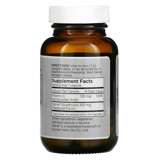 Metabolic Maintenance, L-Glutathione, 100 mg Capsules