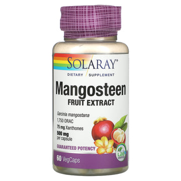 Solaray, Mangosteen Fruit Extract, 500 mg, VegCaps