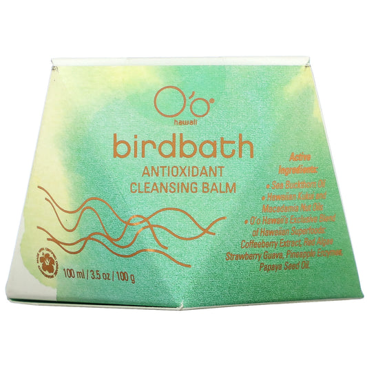 O'o Hawaii, Birdbath, Antioxidant Cleansing Balm (100 g)