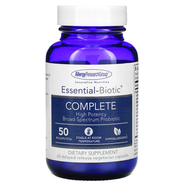 Allergy Research Group, Essential-Biotic Complete, 50 Billion CFUs Delayed-Release Vegetarian Capsules