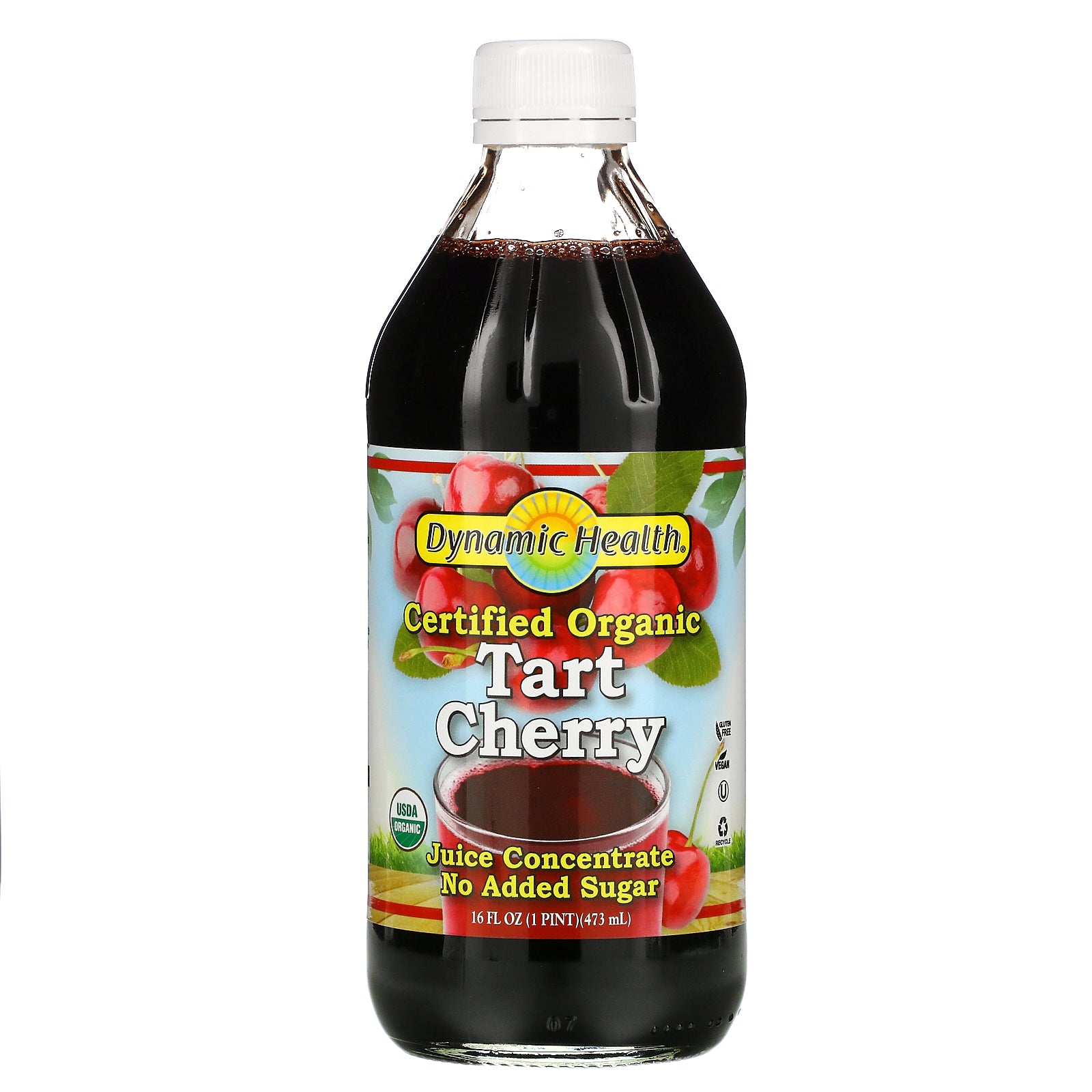 Dynamic Health Laboratories, Certified Organic Tart Cherry, Juice Concentrated