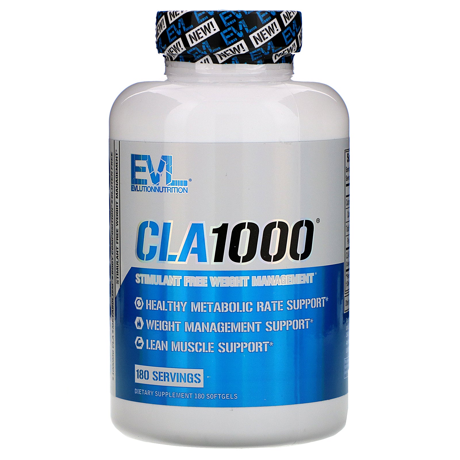 EVLution Nutrition, CLA1000, Stimulant Free Weight Management