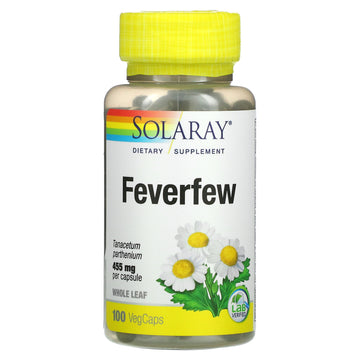 Solaray, Feverfew, 455 mg, VegCaps