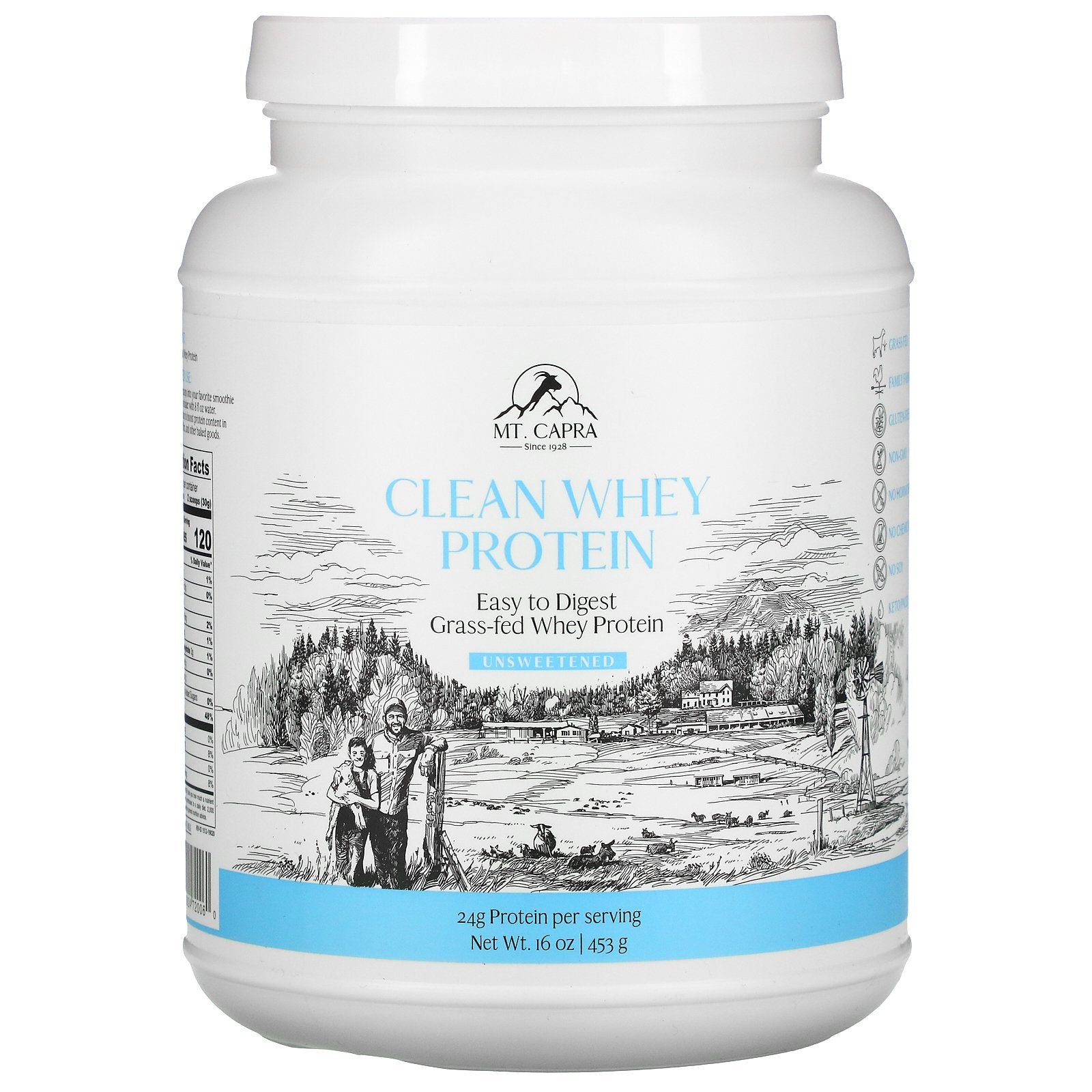 Mt. Capra, Clean Whey Protein (453 G)