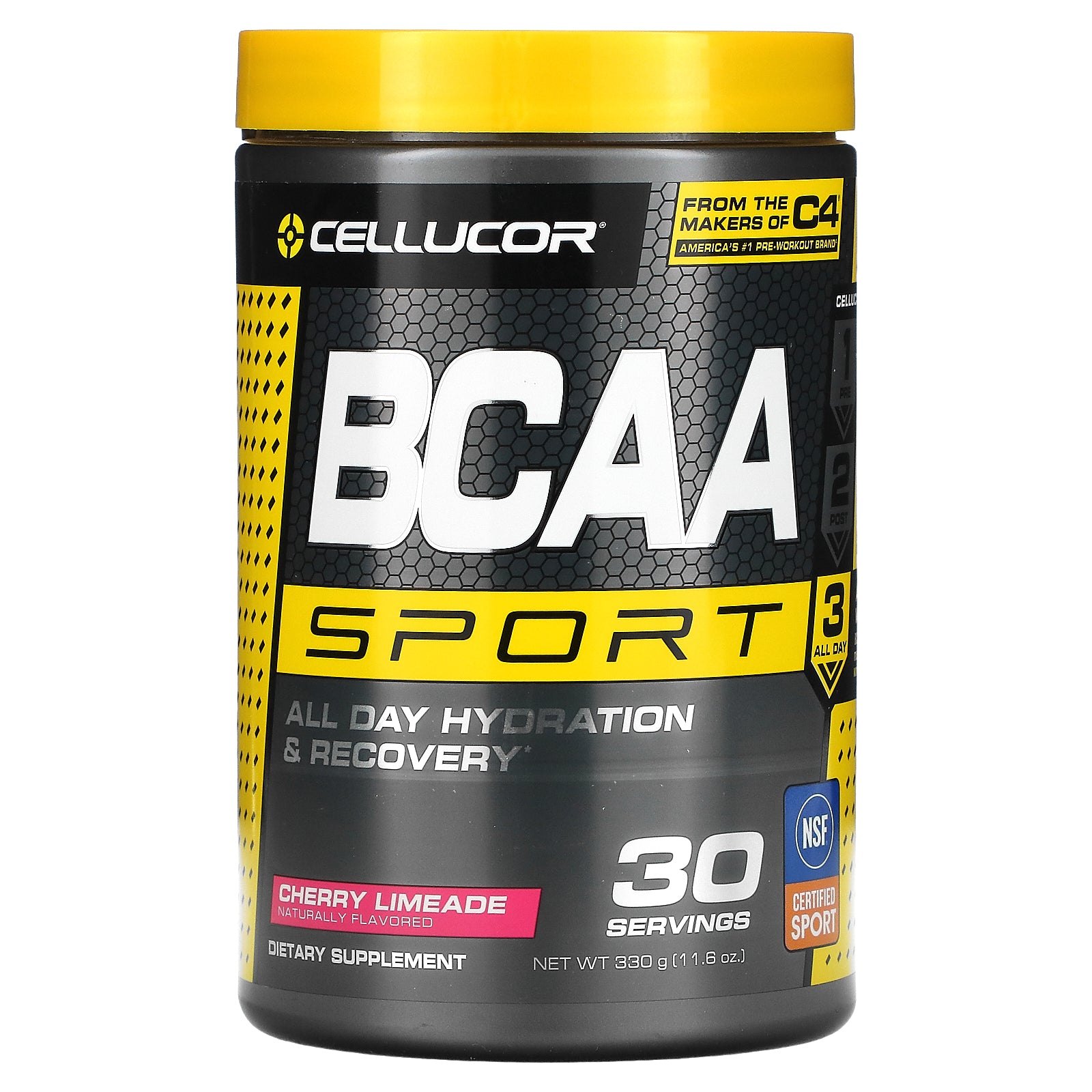 Cellucor, BCAA Sport, All Day Hydration & Recovery, Cherry Limeade