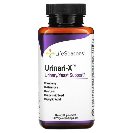 LifeSeasons, Urinari-X Urinary/Yeast Support, Vegetarian Capsules