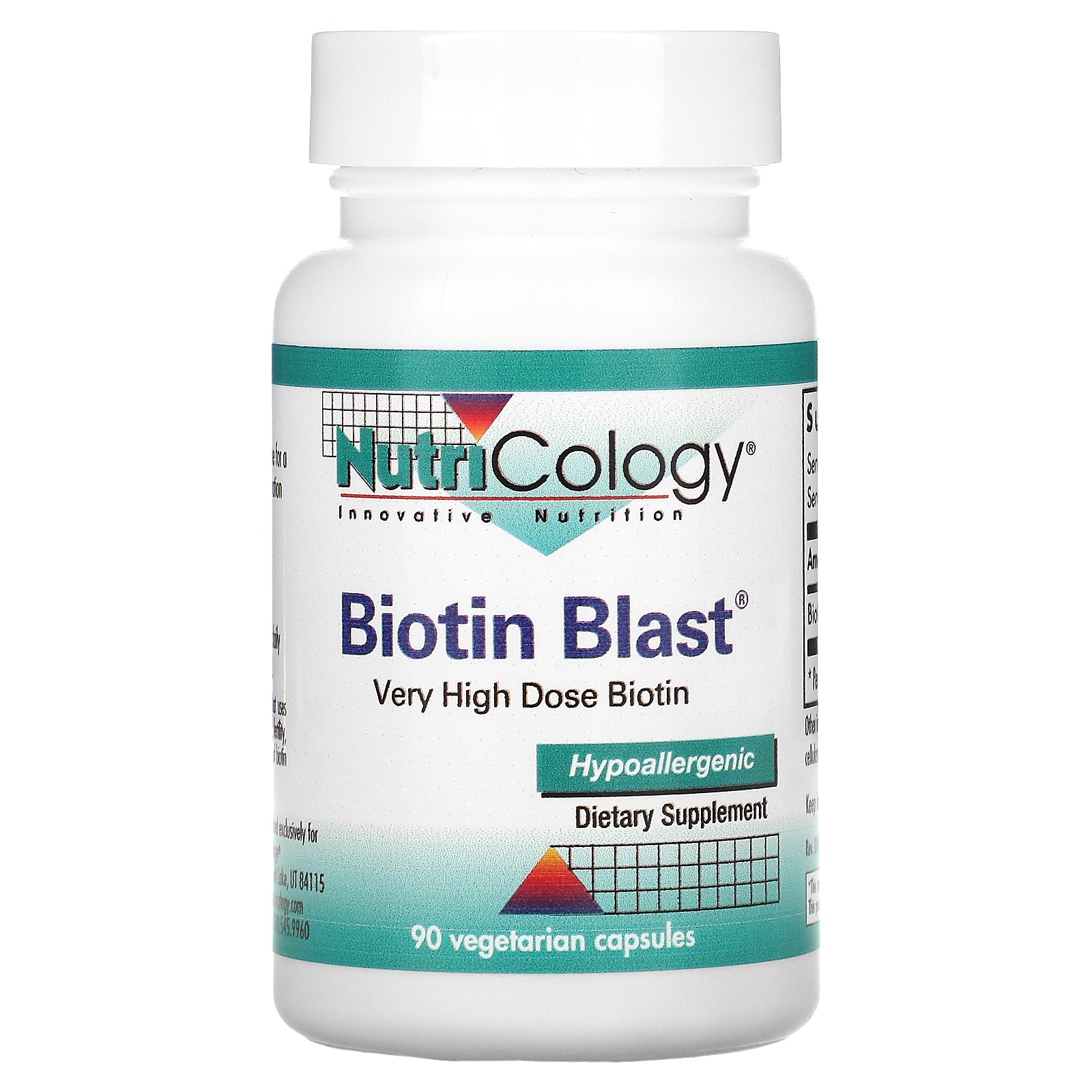 Nutricology, Biotin Blast,  Vegetarian Capsules