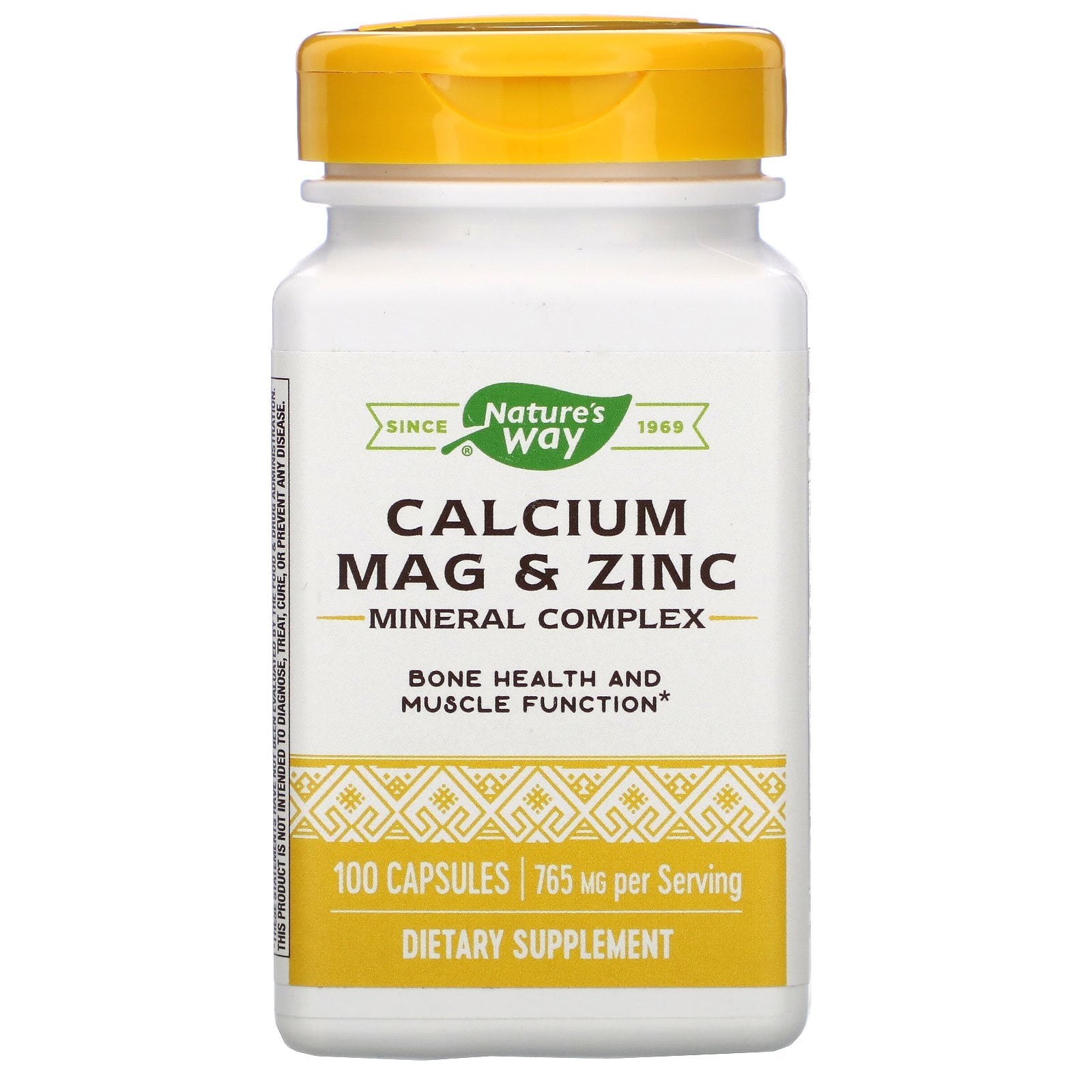 Nature's Way, Calcium Mag & Zinc Mineral Complex, 765 mg