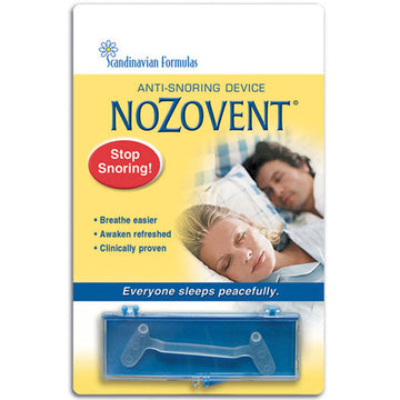 Nozovent Anti-Snoring Device 1 ct By Scandinavian Formulas