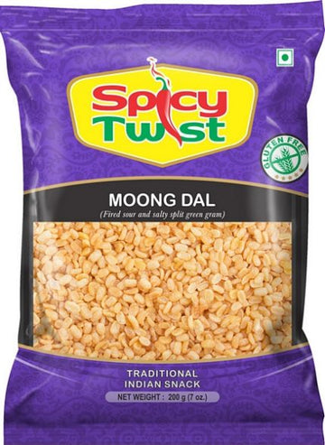 Spicy Twist -Snack- Moong Dal Plain Salted  - 1 Pack