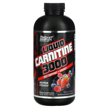 Nutrex Research, Liquid Carnitine 3000, 16 fl oz (480 ml)