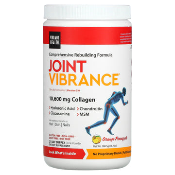 Vibrant Health, Joint Vibrance, Version 5.0, Orange Pineapple,