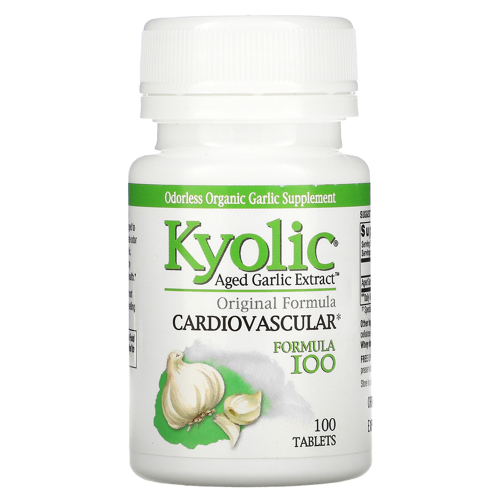Kyolic, Aged Garlic Extract, Cardiovascular, Formula 100,  Tablets