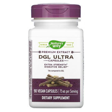 Nature's Way, DGL Ultra, 75 mg,Vegan Capsules