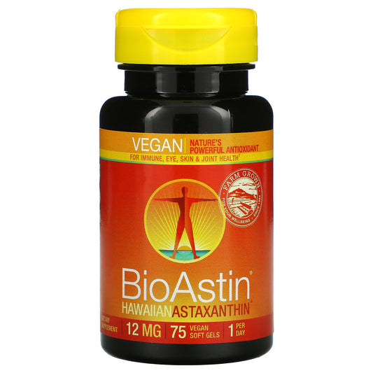 Nutrex Hawaii, Bioastin, 12 Mg Vegan Soft Gels